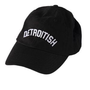 INK DETROIT DETROITISH DAD CAP - BLACK