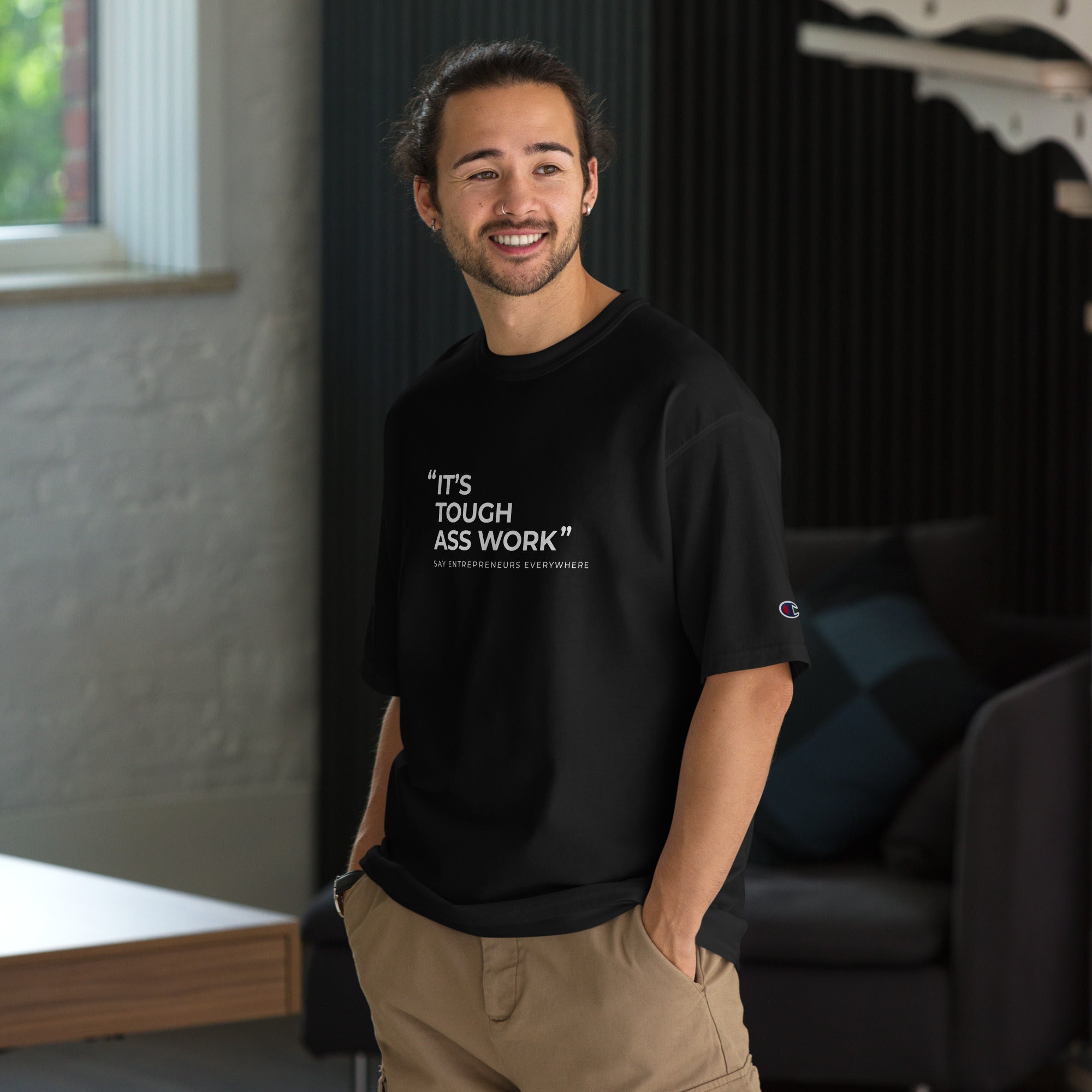 mens-champion-t-shirt-black-front-66026e964a515