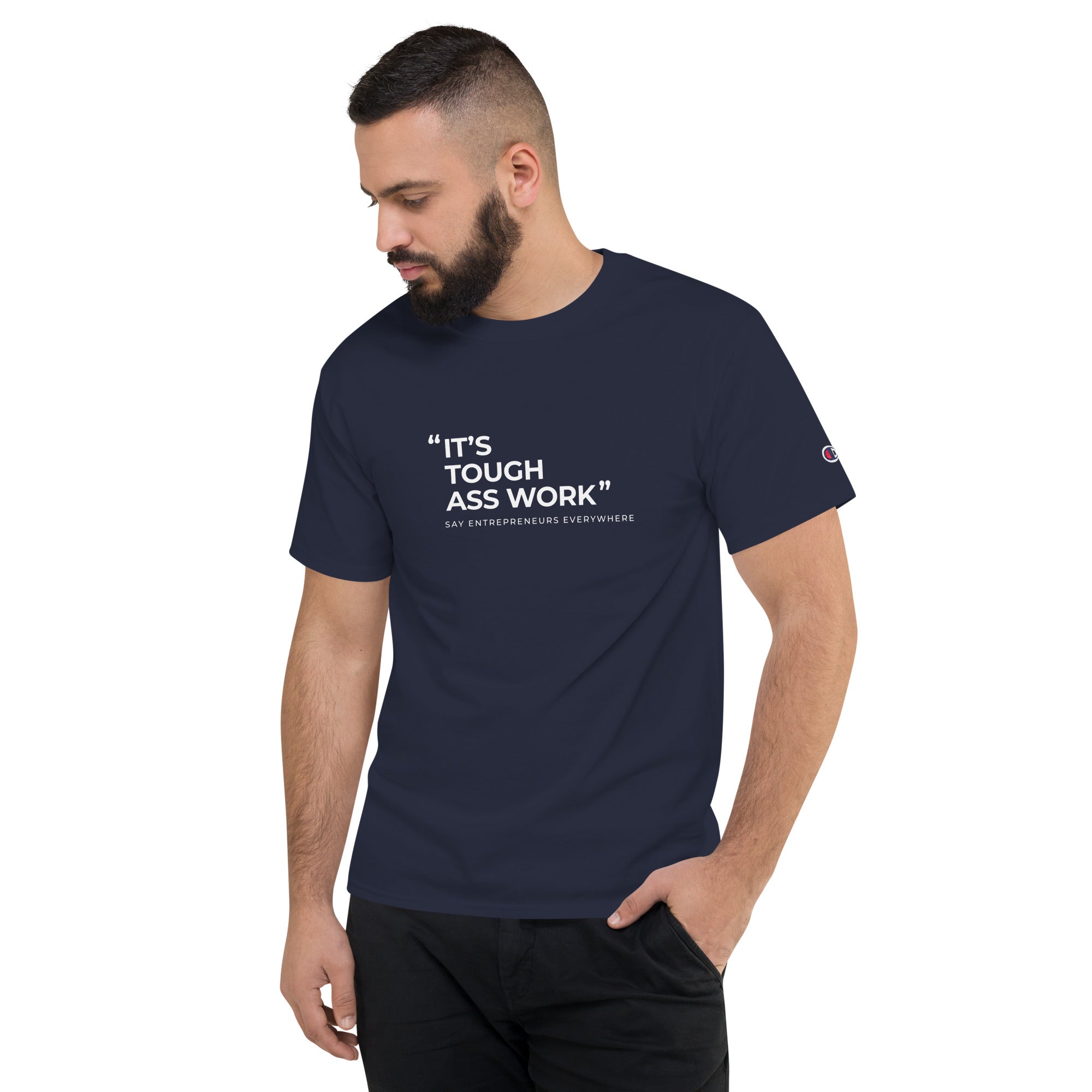 mens-champion-t-shirt-navy-front-66026e964ae4b